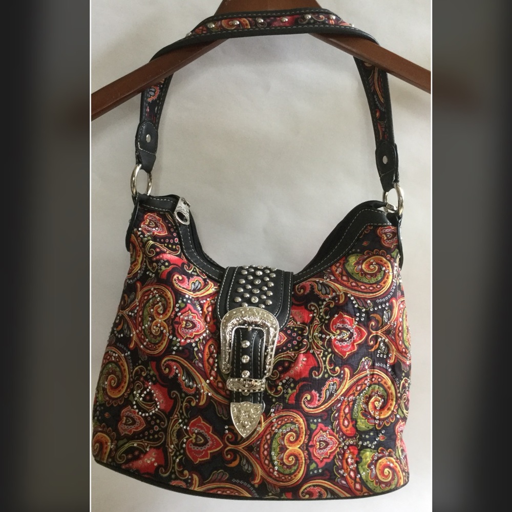 Montana West Paisley Western Purse Hand Bag